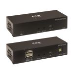 Tripp Lite B127A-1A1-BHBH HDMI over Cat6 Extender Kit, KVM Support, 4K 60Hz, 4:4:4, USB/IR, PoC, HDR, HDCP 2.2, 230 ft., TAA