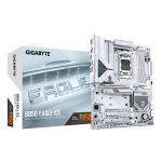 GIGABYTE B850 EAGLE ICE Motherboard - AMD Ryzen 9000 Series CPUs, 8+2+2 Phases Digital VRM, up to 8200MHz DDR5 (O.C), 1xPCIe 5.0 + 2xPCIe 4.0 M.2, 2.5 GbE LAN, USB 3.2 Gen 2