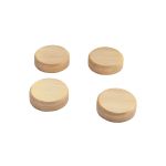 Sigel Wooden magnets round beige 4 pcs.