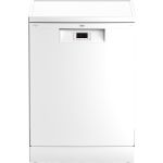 Beko BDFN15430W Freestanding Full Size Dishwasher with Quick Programmes