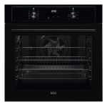 AEG 3000 Series Electric Single Oven - Black