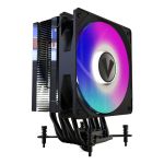 VIDA Boreas Black ARGB Heatsink & Fan, Intel/AMD, 2000RPM Hydraulic Fan, 6 Copper Heatpipes, 220W TDP *ARGB and Optional Plain Fans Included*