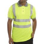 BEESWIFT B-Seen EN ISO 20471 Hi Vis Yellow Polo Medium
