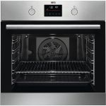 AEG 6000 Series SteamBake Pyrolytic Self-Cleaning Electric Single Oven - Stainless Steel