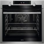 AEG 6000 Series SteamBake Pyrolytic Self-Cleaning Single Oven - Stainless Steel