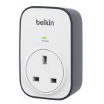Belkin BSV102AF surge protector 1 AC outlet(s) Grey,White
