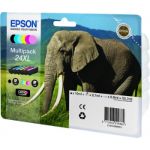 Epson C13T24384010 (24XL) Ink cartridge multi pack, 740 pages, 500pg + 5x740 pg, 1x10ml + 3x9ml + 2x10ml, Pack qty 6