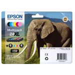 Epson C13T24384011 (24XL) Ink cartridge multi pack, 740 pages, 500pg + 5x740 pg, 1x10ml + 3x9ml + 2x10ml, Pack qty 6