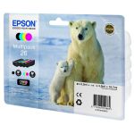 Epson C13T26164010/26 Ink cartridge multi pack Bk,C,M,Y 220pg + 3x300pg, 6ml + 3x5ml Pack=4 for Epson XP 600