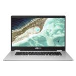 ASUS Chromebook C523NA-A20408 notebook LPDDR4-SDRAM 39.6 cm (15.6") 1920 x 1080 pixels Touchscreen Intel® Celeron® N 4 GB 64 GB eMMC Wi-Fi 5 (802.11ac) Chrome OS Silver