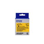 Epson C53S656904/LK-6YBA11 Heat Shrink Tubes black on yellow 11mm x 2,5m for Epson LabelWorks 4-18mm/36mm/6-12mm/6-18mm/6-24mm