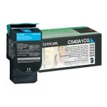 Lexmark C540A1CG Toner cyan return program, 1K pages ISO/IEC 19798 for Lexmark C 540/544/546