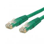 StarTech.com 15 ft Cat 6 Green Molded RJ45 UTP Gigabit Cat6 Patch Cable - 15ft Patch Cord