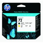 HP C9384A/72 Printhead black matt + yellow for HP DesignJet T 1100/1200/1300/620