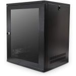 Eco NetCab 12U 550mm Deep 19" Wall Cabinet (W550xD550)-Black - w/locks