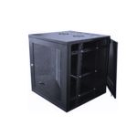 Eco NetCab 18U 550mm Deep 19" Wall Cabinet (W550xD550) - Black