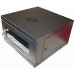 Eco NetCab 6U 450mm Deep 19" Wall Cabinet (W550xD450) - Black