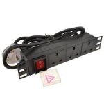 Eco NetCab 9U 310mm Deep 10" Wall Cabinet (W280xD310)-Black - Flatpack