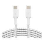 Belkin CAB004BT1MWH2PK USB cable USB 2.0 1 m USB C White