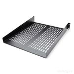 StarTech.com 2U 22in Vented Rack Mount Shelf ï¿½ï¿½ Fixed Server Rack Cabinet Shelf - 50lbs / 22kg