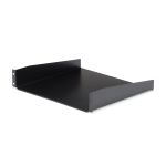 StarTech.com Black Standard Universal Server Rack Cabinet Shelf