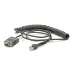 Zebra RS232 Cable signal cable 2.7 m Gray
