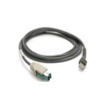 Zebra 7FT SHLD PWR+ USB CABLE STR 12V