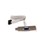 Supermicro COM Port (Serial Port) Cabe, 9-pin, w/ Low-profile Bracket serial cable Black 0.5 m