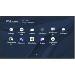 Viewsonic CDE4330 Signage Display 109.2 cm (43") Wi-Fi 450 cd/mÂ² 4K Ultra HD Black Touchscreen Built-in processor Android 11