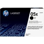 HP CE505X 05X Black High Yield Toner Cartridge