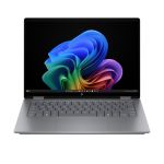HP OmniBook X Flip Next Gen AI 14-fk0011na Copilot+ PC AMD Ryzen AI 7 350 Hybrid (2-in-1) 35.6 cm (14") Touchscreen 2K 16 GB LPDDR5x-SDRAM 1 TB SSD Wi-Fi 6E Windows 11 Home Silver