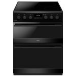CDA CFC6100MB cooker Freestanding cooker Electric Ceramic Black
