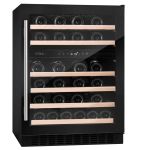 CDA CFWC604BL wine cooler Compressor wine cooler Freestanding Black 46 bottle(s)