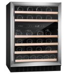 CDA CFWC604SS wine cooler Compressor wine cooler Freestanding Black 46 bottle(s)