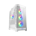 COUGAR GAMING Duoface Pro RGB Mid Tower White Case with 4 ARGB Fans