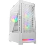 COUGAR GAMING Duoface RGB Mid Tower White Case with 3 x ARGB Fans