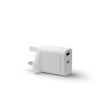 dbramante1928 re-charge - UK Wall Charger USBC25W+USBA18W - W