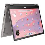 ASUS Chromebook CM3401FFA-LZ0199 AMD Ryzenâ„¢ 5 7520C 35.6 cm (14") Touchscreen WUXGA 8 GB LPDDR5-SDRAM 256 GB SSD Wi-Fi 6 (802.11ax) ChromeOS Grey