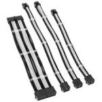 Kolink Core Standard Braided Cable Extension Kit - Jet Black/Brilliant White