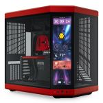 HYTE Y70 Touch Infinite Midi Tower Black, Cherry colour