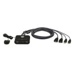 ATEN CS22HF KVM switch Black