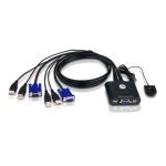 Aten CS22U KVM switch Black