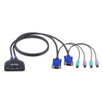 ATEN CS62S KVM switch Black