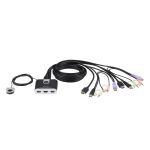 ATEN CS692 KVM switch Black