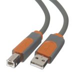 Belkin CU1000CP0.9M USB cable 0.9 m 2.0 USB A USB B Orange