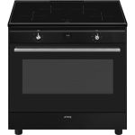 Smeg Concert CX91IMBL cooker Range cooker Electric Zone induction hob Black