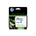 HP CZ134A/711 Ink cartridge cyan 29ml Pack=3 for HP DesignJet T 520
