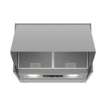 Neff D64MAC1X0B cooker hood Semi built-in (pull out) Silver 625 m³/h