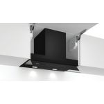 Neff D65XAM2S0B cooker hood Semi built-in (pull out) Black 460 m³/h