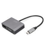 Digitus USB Type-Câ„¢ 4K 2-in-1 DisplayPort + VGA Graphics Adapter